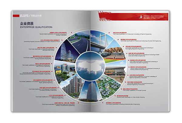 地产建筑-中太建设集团 形象画册设计