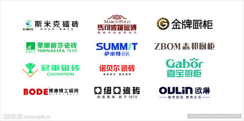瓷砖 橱柜品牌logo设计图 企业logo标志 标志图标